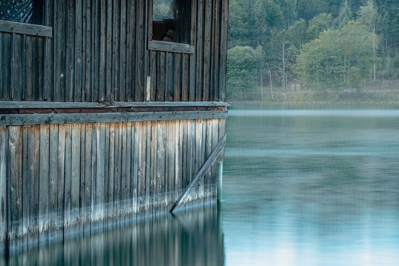 Fischerhütte am See von Thomas Riess
