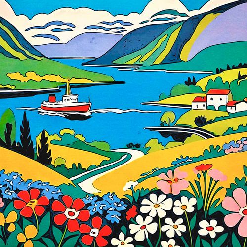 Fjords in Norway, motif 8