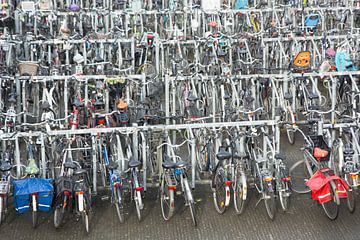 fietsen station Antwerpen - Berchem van Henriette Tischler van Sleen