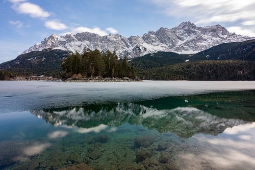 Eibsee in de winter