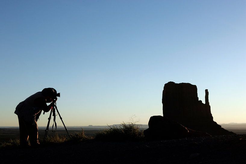 Photographe à Monument Valley par Gerrit de Heus
