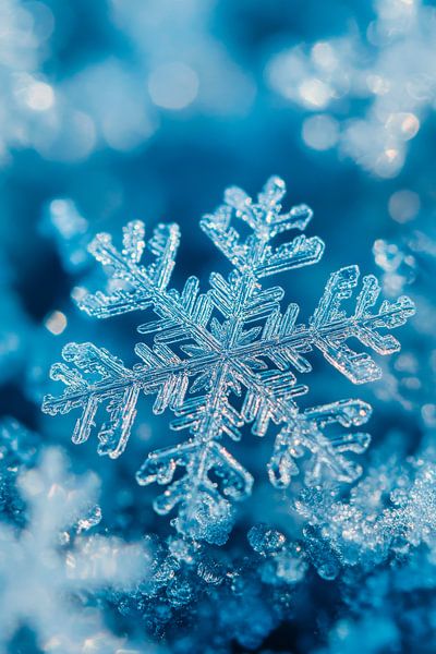 Ice crystal close-up by Poster Art Shop