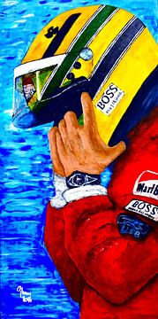 AYRTON - The McLaren-Years (Watermark) Artwork by Jean-Louis Glineur  Reproduction from Original Wor by DeVerviers
