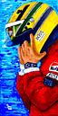 AYRTON - The McLaren-Years (Watermark) Artwork by Jean-Louis Glineur  Reproduction from Original Wor van DeVerviers thumbnail