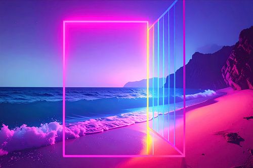 Meer im Neon-Stil-02