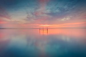 Landschap kust en weerspiegeling van Original Mostert Photography