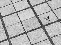 Minimalistic black and white photo in Kiev