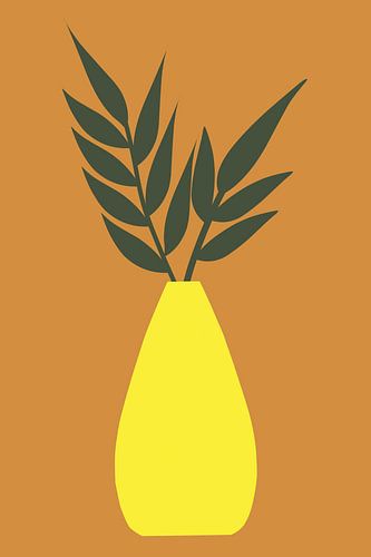 Perfecte Bladeren In Vaas