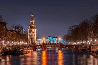 Montelbaanstoren vanaf de Sint Antoniesluis