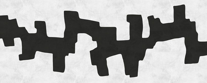 Black and white abstract 1 by Vitor Costa