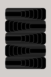 Modern Stacked Rectangles by Marcio Pontes