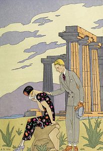 George Barbier – Falbalas et fanfreluches, Paestum (1925)