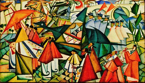 Corpus Christi Procession (1913) by Amadeo de Souza-Cardoso