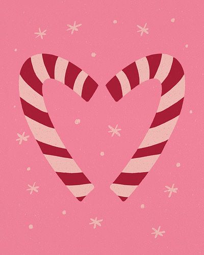 Zuckerstangenherz von Angela Minca