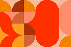 Touch of Retro, abstrakte organische Geometrie