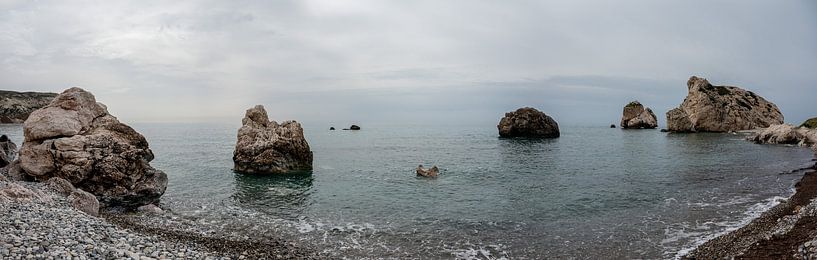 Der Felsen der Aphrodite auf Zypern - tolles Panorama von Werner Lerooy