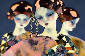 Fashionista with jewellery by Ton Kuijpers