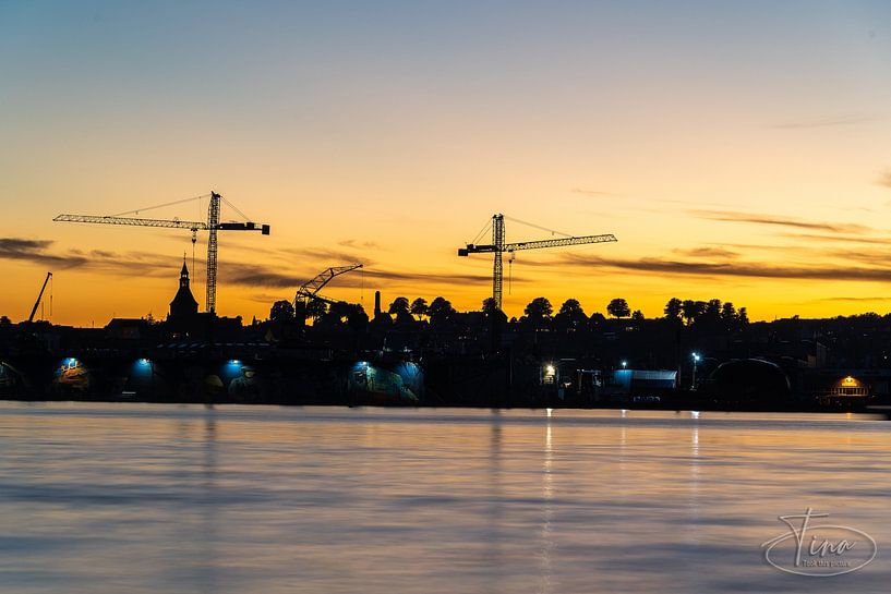 Le soleil du soir sur Svenborg par Tina Linssen