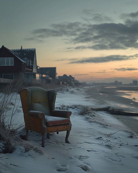 Am Strand von fernlichtsicht