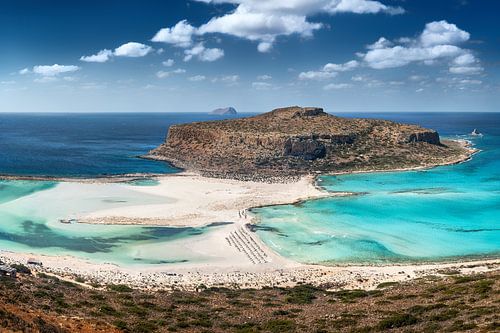 Balos Beach sur l'île de Crète en Grèce.
