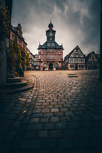 Rathaus, Historisches Fachwerkhaus, Marktplatz Heppenheim