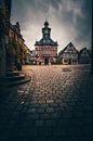 Stadhuis, historisch vakwerkhuis, marktplein Heppenheim van Fotos by Jan Wehnert thumbnail