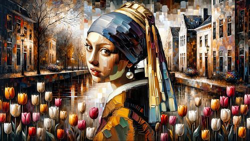 Perle, tulipes et canaux