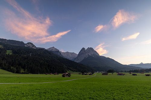 Sunset in Garmisch-Partenkirchen