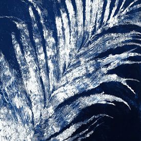 Tiefblaue Palme von Chromatic Storm Studio