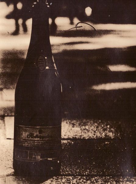 Boodschap in een fles op Westwerk 1 van Johannes Wobus