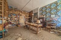 Office in an abandoned castle - urbex