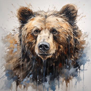 Bear artistic by The Xclusive Art