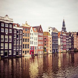 Canal houses Amsterdam by Bianca  Hinnen