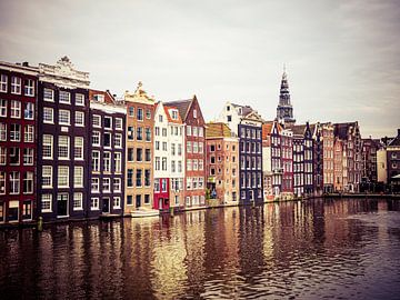 Grachtenhäuser Amsterdam von Bianca  Hinnen