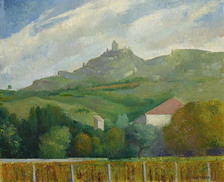 Ángel Zárraga - Zomerlandschap (1921) van Peter Balan