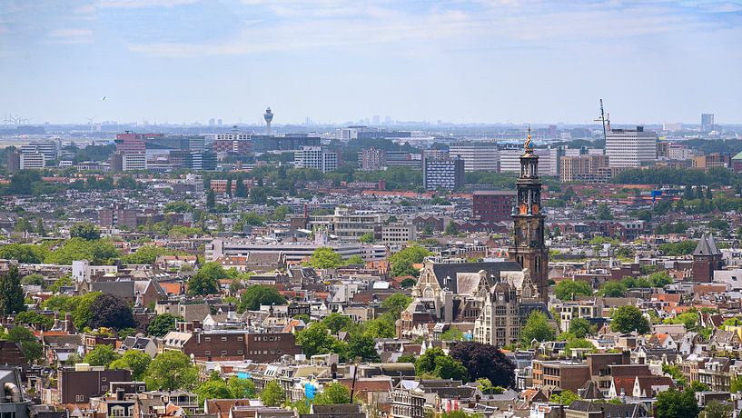 Panorama auf Amsterdam von Peter Bartelings