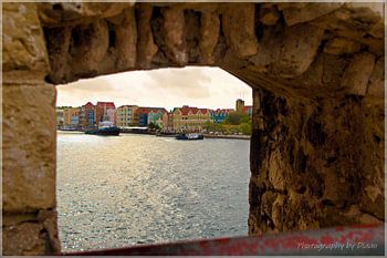 Blick auf Riffort Curaçao