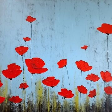 La grâce des coquelicots : un portrait naturel sur Color Square