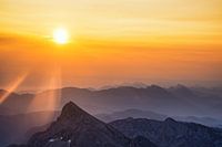 Zonsopgang in de Alpen