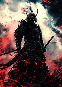 Flammes du samouraï démoniaque