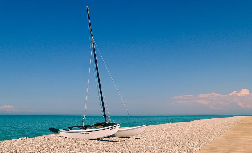 Boot am Meer von Yvonne Blokland