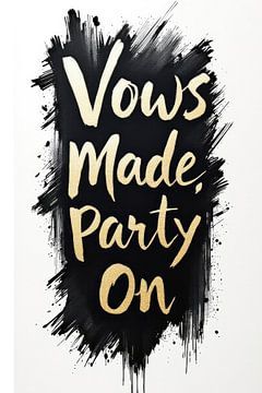 Geloften gemaakt, feesten maar van Contributor