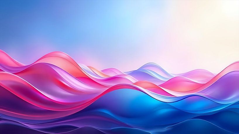 Des ondes lumineuses brillantes par Jean Pierre