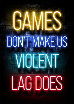 Games maken ons niet gewelddadig Lag wel van Steven Kingsbury