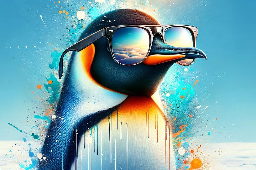 Coole pinguïn: zonnebrillen met zomerse flair van artefacti
