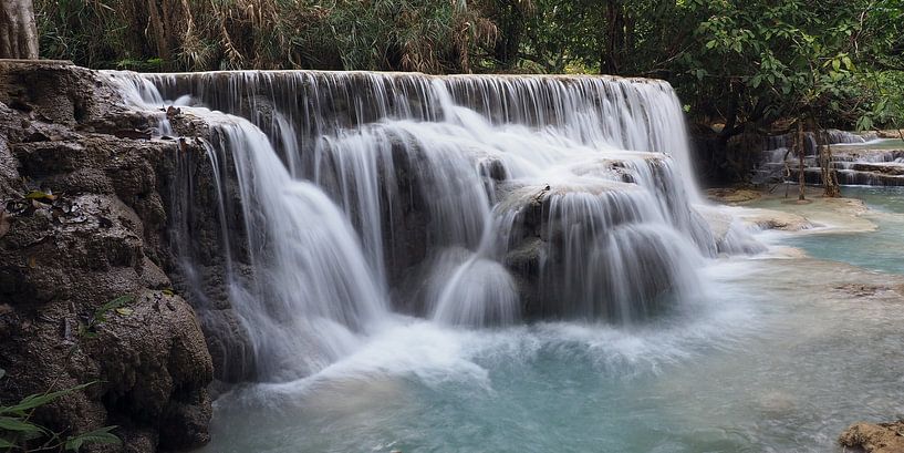 Waterfall in Laos by Ryan FKJ