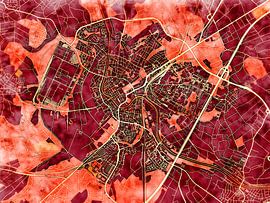 Carte de Rastatt avec le style 'Amber Autumn' sur Maporia