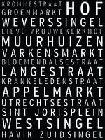 Amersfoort, famous streets and squares