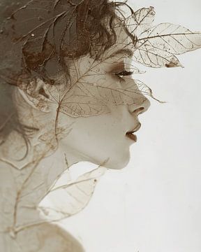 Poetic portrait "Vulnerable nature" by Carla Van Iersel