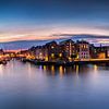 Evening panorama of Copenhagen, Denmark by Adelheid Smitt